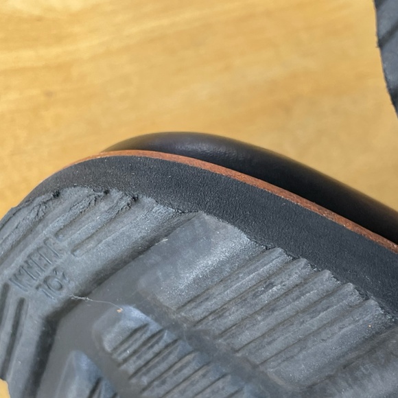 Men’s 10.5 M Samuel Hubbard Black Leather Founder Comfort Dress Shoe Vibram Sole - Picture 13 of 15